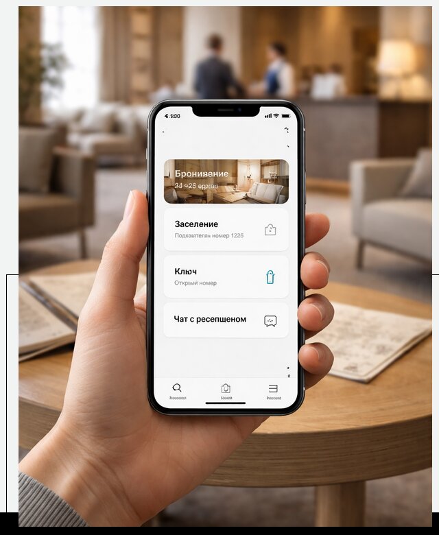 Мобильное приложение для гостей отеля в Угличе, управление сервисом